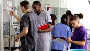 York nursing students engage in experiential learning scenarios in a realistic setting